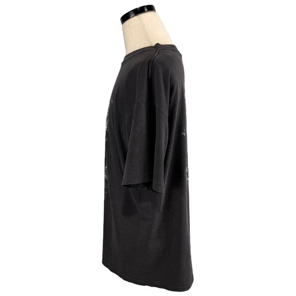 Vintage 90s Pantera Graphic T-Shirt XL Single Stitch Distressed Black - Picture 4 of 9